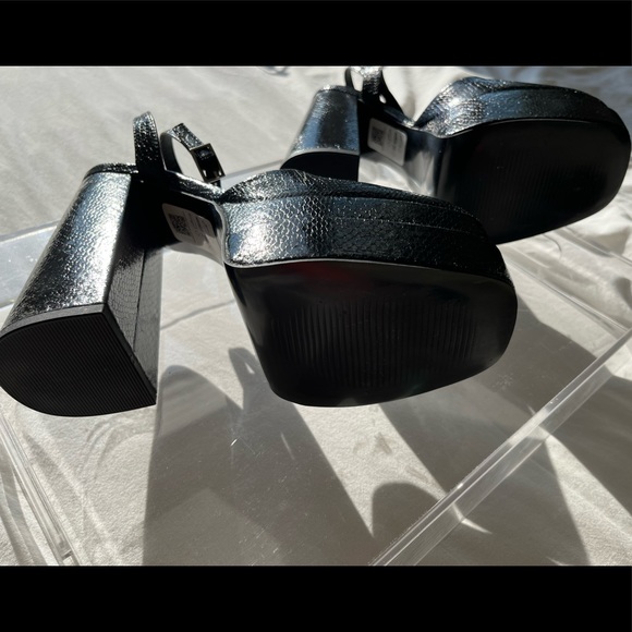 Black ASOS Pluto platform heeled shoes - Picture 4 of 4